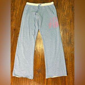 Vintage 2000’s Victoria Secret PINK Flared Sweat pants Women S Blue Y2K #PA22